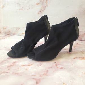 Tahari Open Toe Boots